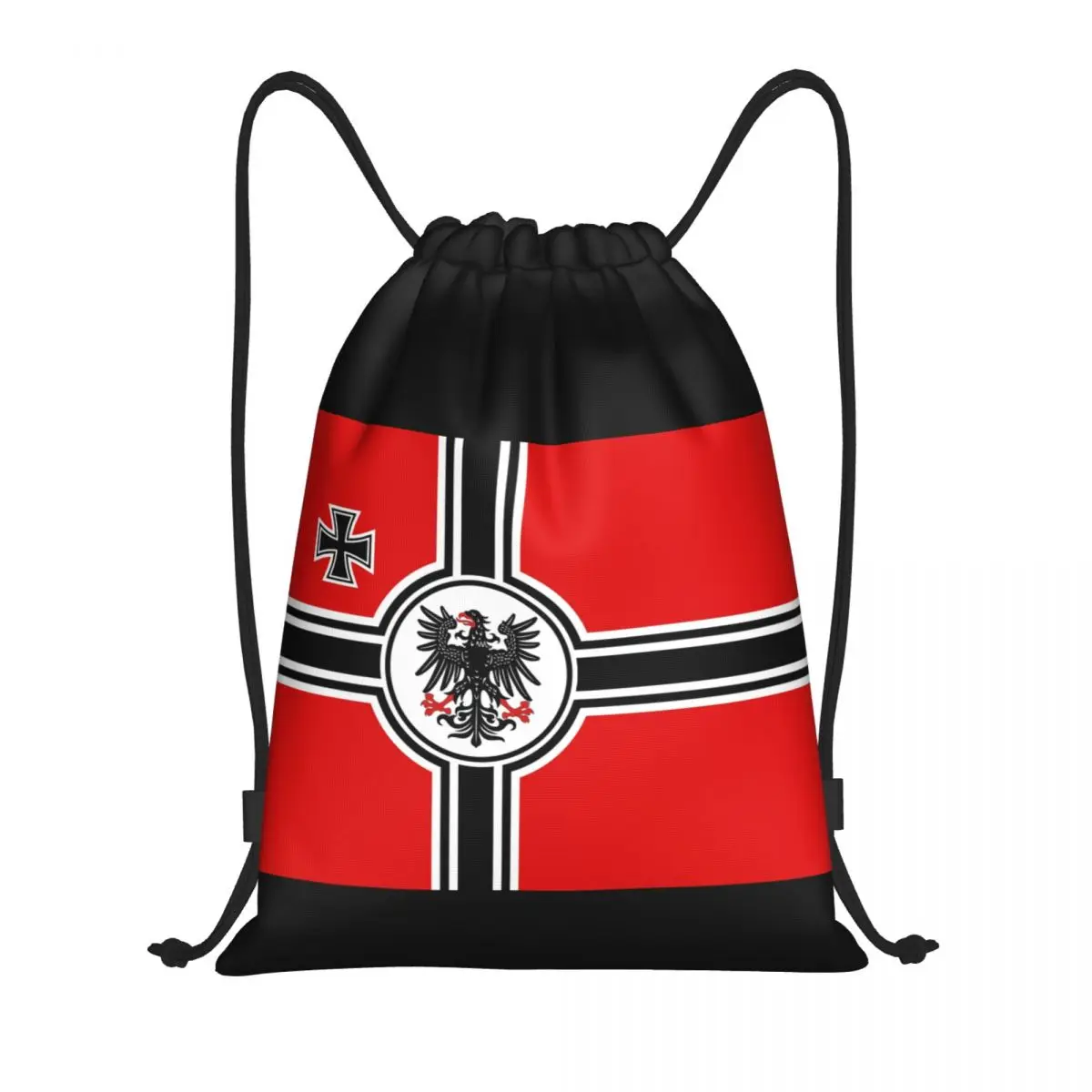 

German DK Reich Empire Of Flag Drawstring Bags Men Women Foldable Gym Sports Sackpack Germany Proud Shopping Backpacks