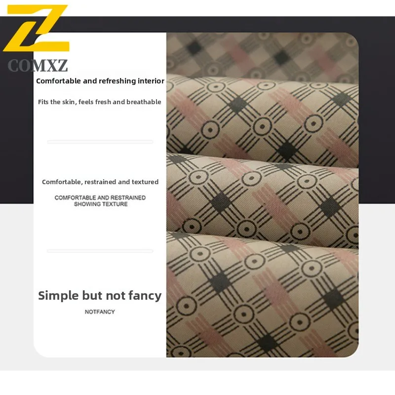 Men Business Casual Jacket Stand Collar Windproof Water-Resistant Spring Autumn Outerwear Lightweight Office Wear Travel Coat