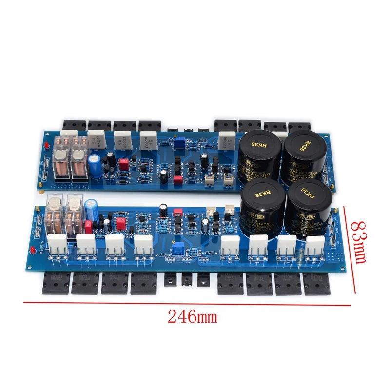 TOKBAN 1 쌍 400w * 2 2 채널 전력 증폭기 보드 고전력 전문 무대 홈 앰프 오디오