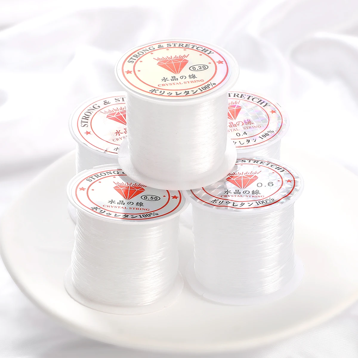 Crystal-Clear Beading Line Thread 6