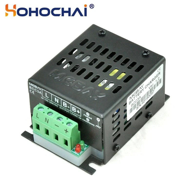 

BCC3A 3A 12V Generator Intelligent Battery Charger Diesel Genset Parts
