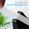 Desktop Tape Dispenser (Fits 1" Core) with Black Tape Holder,Weighted Non Slip Base, for Masking Tape,Heat Resistant Tape 3