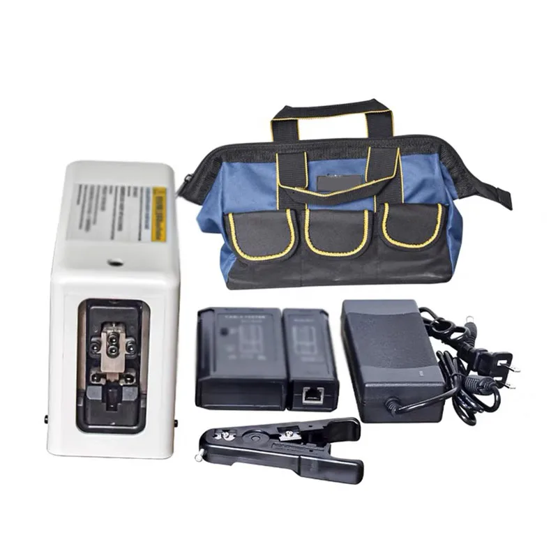 

Network cable crystal head press machine portable phone line riveting machine manual automatic pressing machine