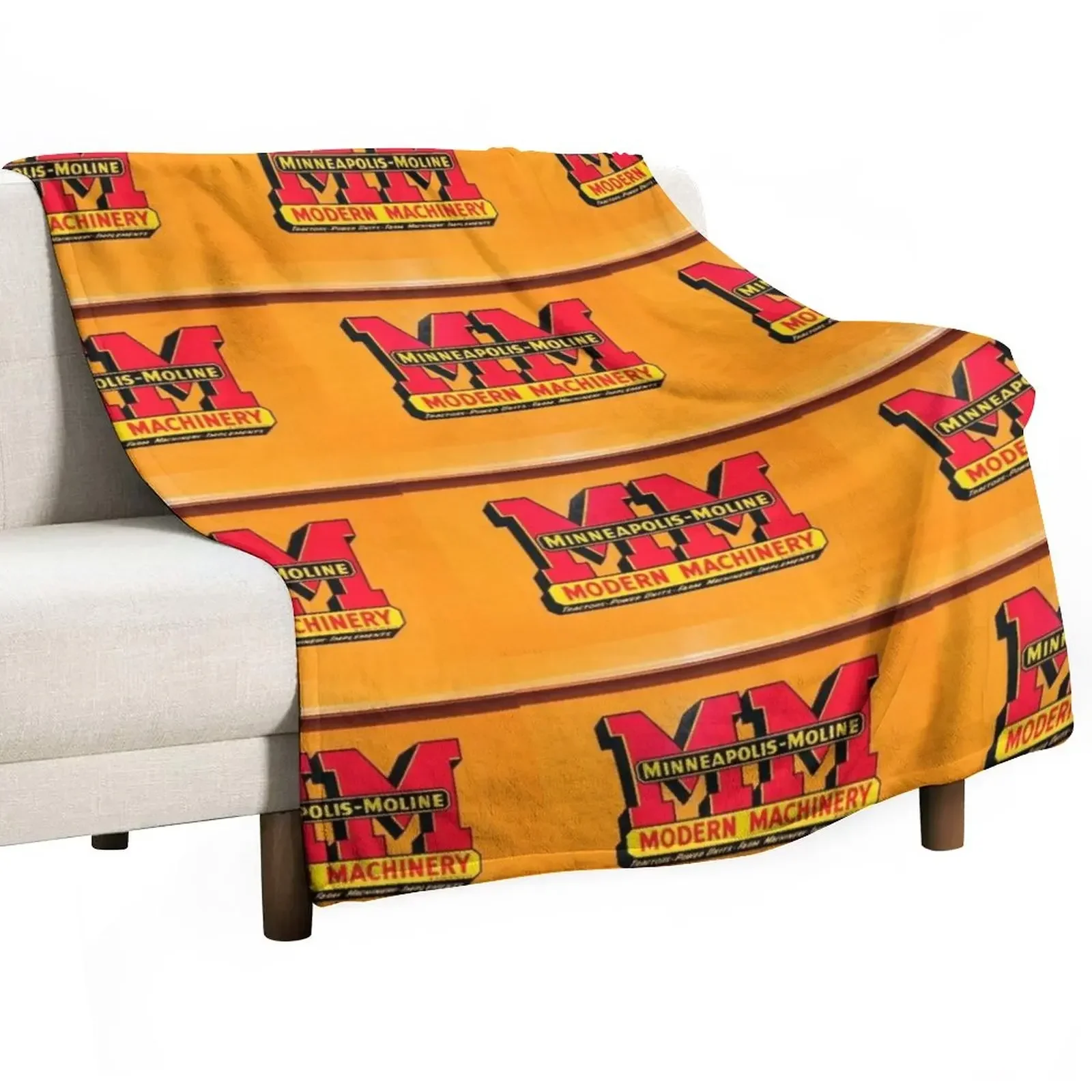 Vintage Modern Machinery Throw Coperta Manga Coperte E Plaid Dormitorio Essentials Coperte
