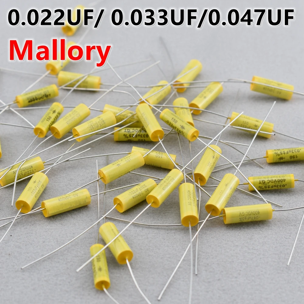 

1 Piece Genuine USA Mallory 0.022UF 223K / 0.033UF 333K /0.047UF 473K Tone Cap (Capacitor) For Epi 1959