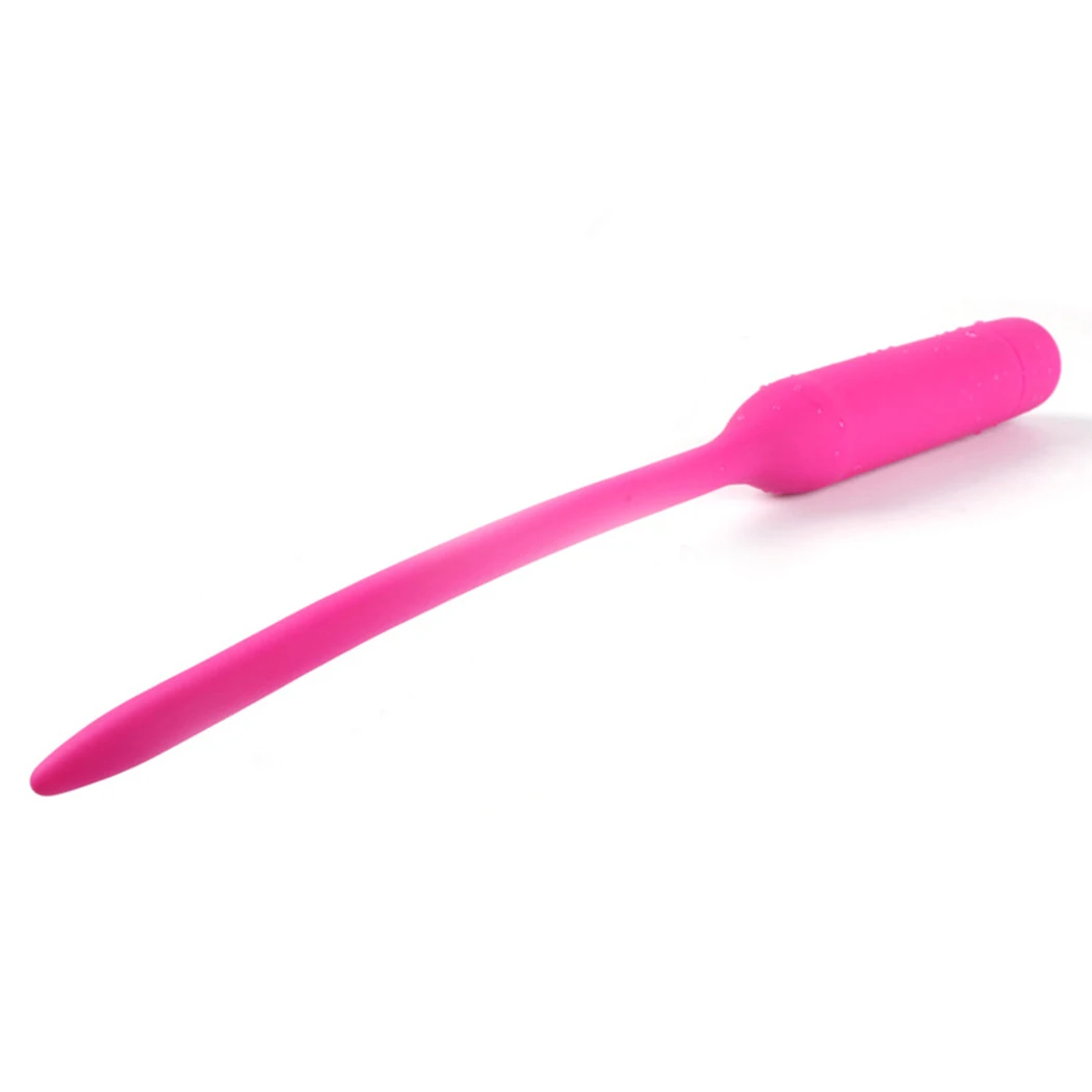 Male Sex Toys Urethral Vibrator Silicone Vibrating Penis Plug Sounds Dilators Masturbator