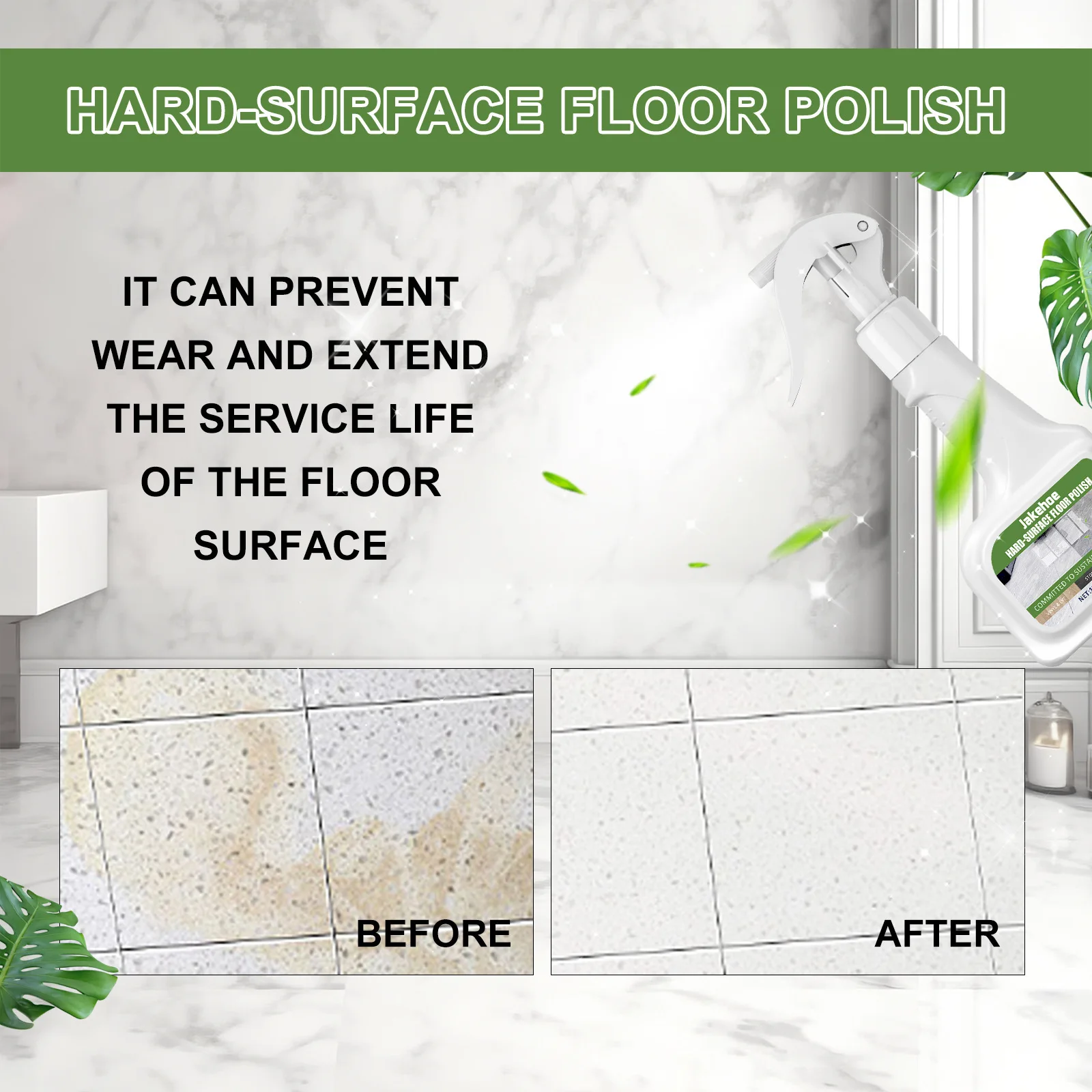 Stone Crystal Plating Agent Stonework Polishing Wood Furniture Marble Scratch Repair Hydrophobic Coating Tile Renovating Agent