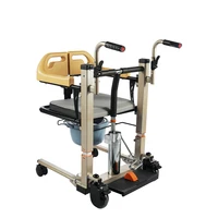 Hydraulic Patient Lifting Transfer Wheelchair Disabled Toilet Commode Commode DIVOUS 1