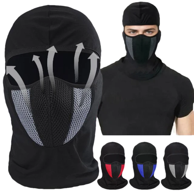 Cagoule Légère Cagoule Moto Ete Pour Homme Et Femme UV Protection Balaclava Cagoule Moto Homme
