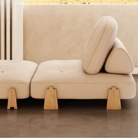 Fabric Tofu Cube Modular Sofa – Solid Wood Support, Adjustable, Collapsible Square Sofa, Modern Living Room Furniture - Image 4