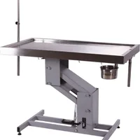 Iron Base Stainless Steel Table, Electric Lift Veterinary Operating Table Animal 1