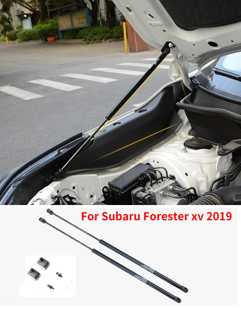 CAPQX 1 пара для Subaru Forester xv 2019 передняя крышка газовая распорка задняя двигателя