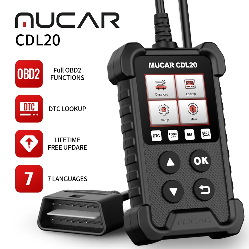 buy car inspection equipment MUCAR CDL20 Automend Pro OBD2 Car Scanner Auto Diagnostic Tool Fault Code Reader OBD2 Vehicles Diagnosis Tool DIY Engine Tester auto battery charger