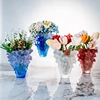 Moral Flower Full Moon Crystal Flower Ware European Light Luxury Home Gift Glazed Vase Rose Flower Ware Home Decor 1