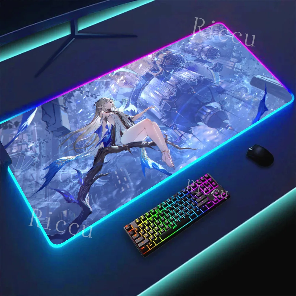 Extra Large RGB HD Kawaii Non-slip Gaming Mouse Pad