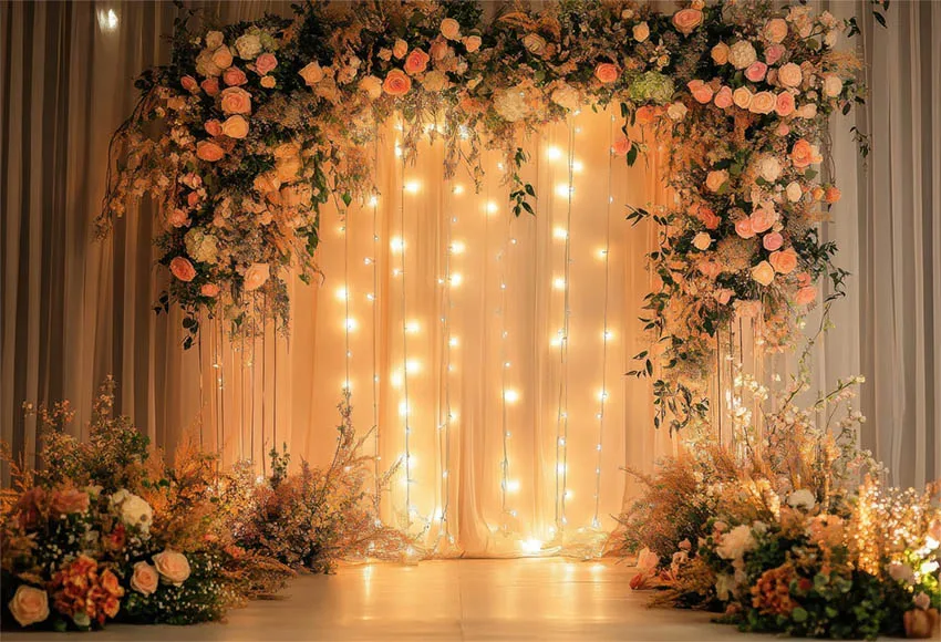 MEHOFOND Foto-Hintergrund 2,1x1,5 M – Lila/weiße Zauberin-Blume – Für Portrait, Geburtstag, Hochzeit