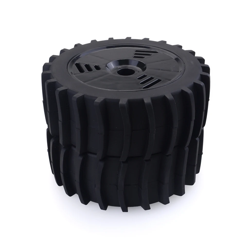 

ZD Racing Accessories 1/8 Off Road Car Dredging sand tires Wheels For Redcat HPI Car Black And Orange Desert Tire Parts