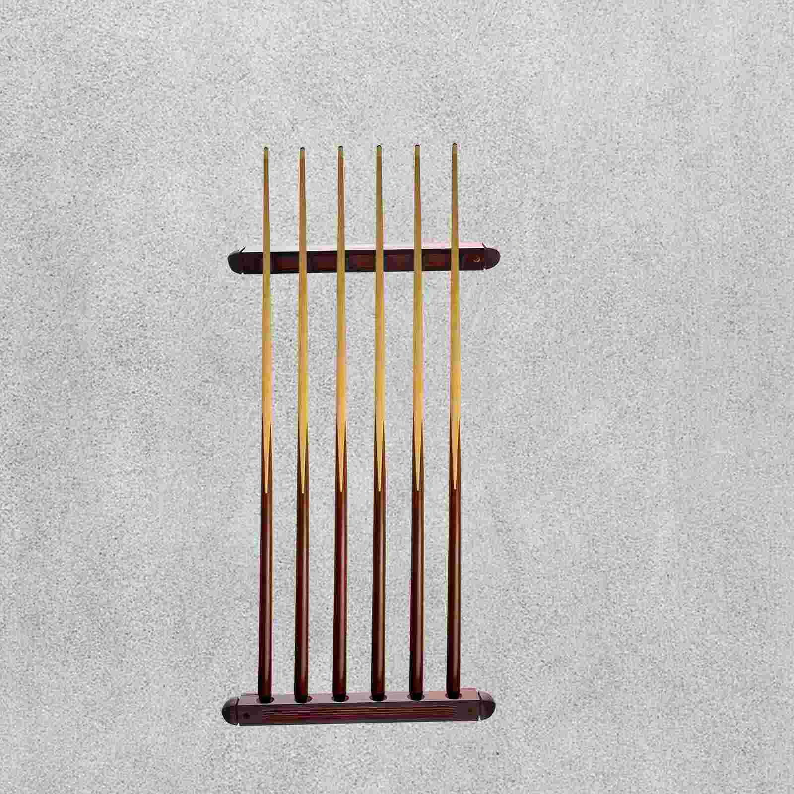 Decorative Pole Rack Pool Cue Stand Billiard Cue Holder Collection Pole Rack Stand 1 Set billiard cue rack