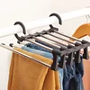 32 Clips Folding Clothes Dryer Hanger Children Adults Clothes Dryer Windproof Socks Underwear Plastic Drying Rack Clothes Hanger 6