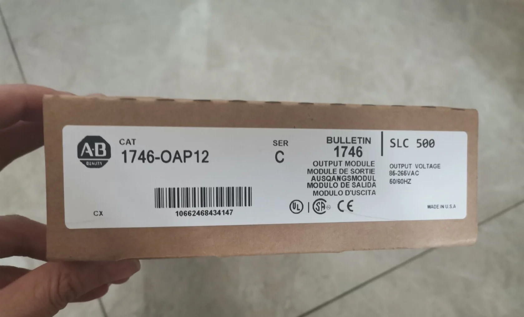 

1PC NEW AB 1746-OAP12 1746OAP12 C IN BOX BRAND