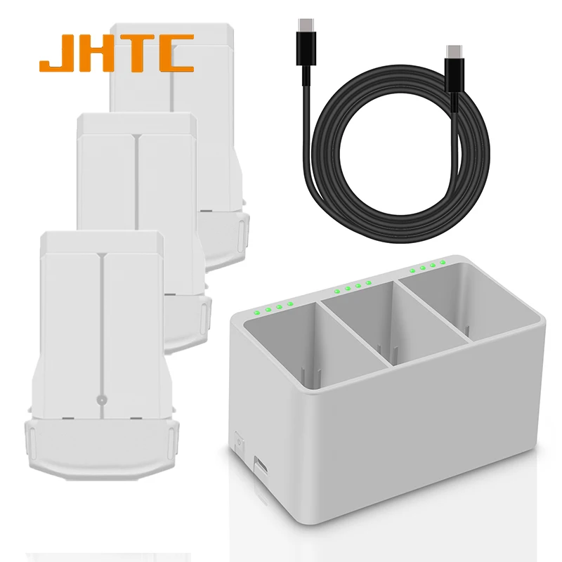 Lot Batteries Drone avec Chargeur - 1 à 4 Batteries, Compatible DJI