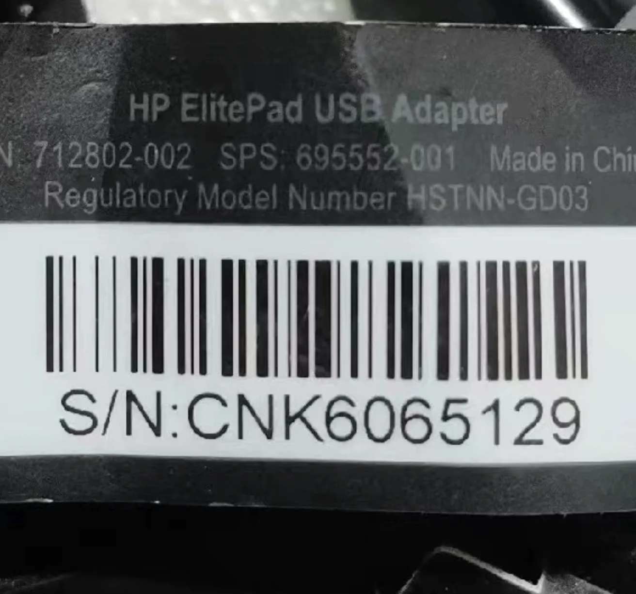 USB adapter 695552-001 H3N46AA for HP ElitePad 900 G1 1000 g2 tablet