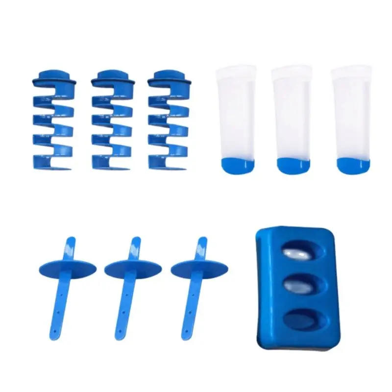 

Ice Cubes Maker Mighty Making Silicone Bucket Freeze Tool DIY Mold Spiral Strip Tubes Odor Locking Seal Prevents