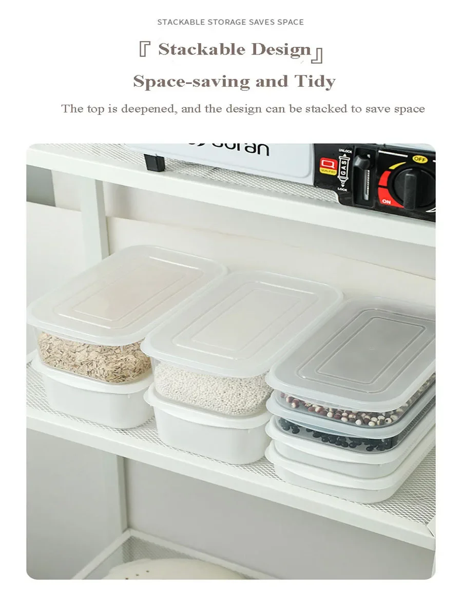 Refrigerator Food Sealed Crisper Containers Fresh Fruit Vegetables Steak Meat Storage Box Organizer Kitchen Accessories Weed jar 4