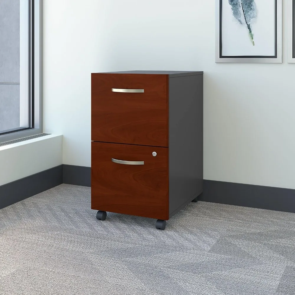 

2 Drawer Mobile Filing Cabinet, Color Hansen Cherry