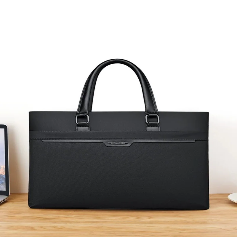 

Emperor Paul Briefcase Men's Business Handbags Computer Bag Large Capacity Waterproof Nylon Men's Bag