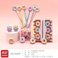 6 Pcs Donut Unicorn Eraser Cute Cartoon Student School Stationery Cute Eraser Office Supplies Colored For Kids Gifts School Su 1