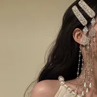 ⁦مشبك شعر فراشة Y2K مرصع بحجر الراين – لامع وعصري للفتيات ✨🦋⁩ - الصورة ⁦2⁩