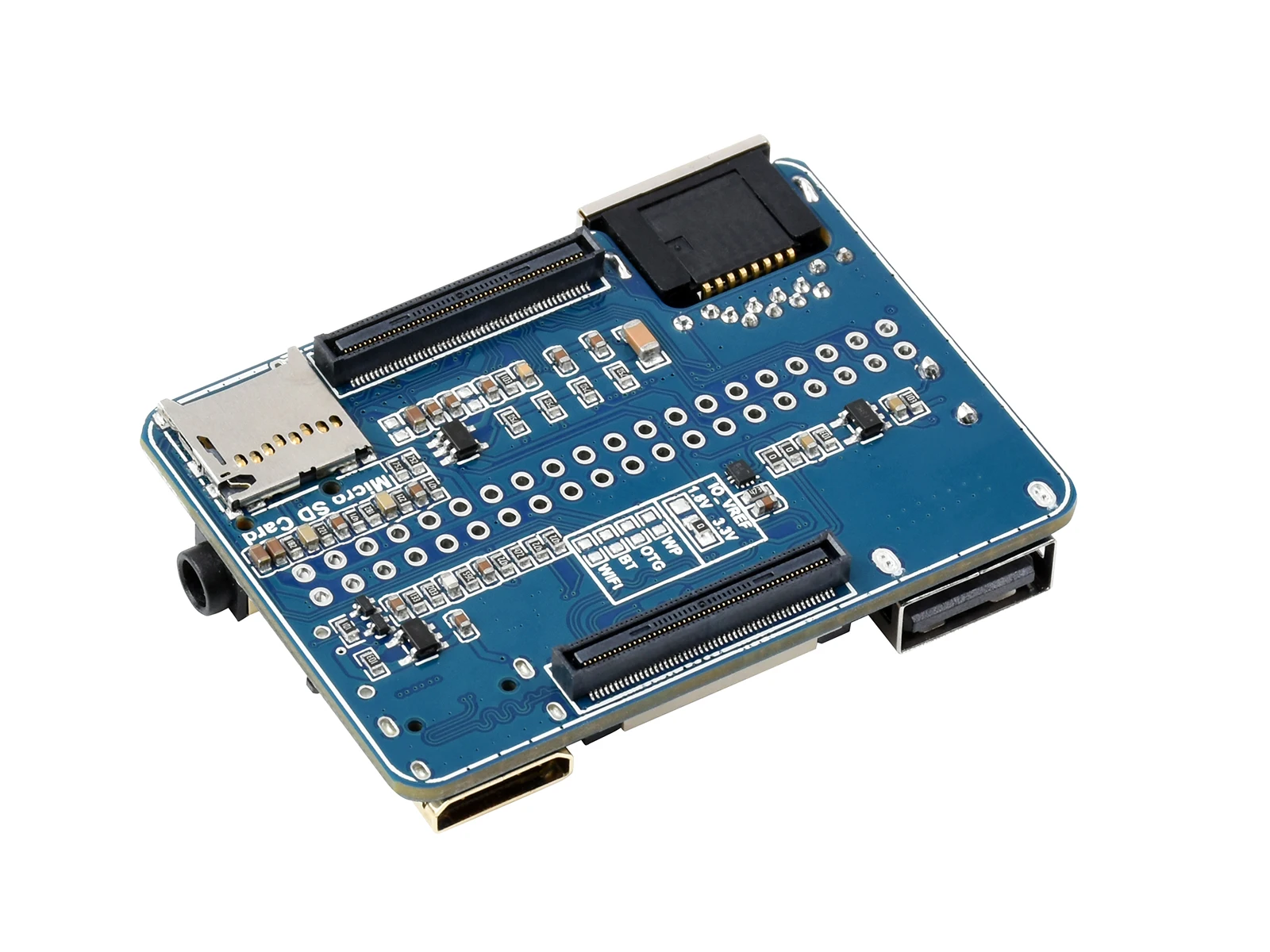 Placa de Base Nano b para Módulo de Cálculo Raspberry pi Mesmo Tamanho Que o Cm4 Adequado para Avaliar o Rpi Cm4 Cm4-nano-b - Imagem 2