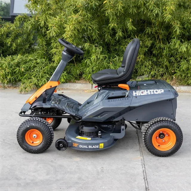 Tractor Ride on Mower Garden Machine Riding Mower with Seat,All-terrain Remote Control Hydraulic Platform Lawn Mower 3