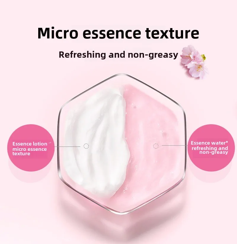 Evening Cherry Plant Extract Stratopore Yeast essence Water Emulsion Facial Care Nourishing Moisturizing and Brightening Skin
