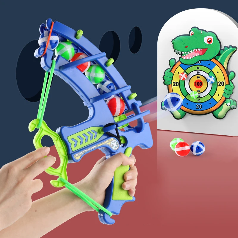 

Kids Slingshot Target Sticky Ball Dartboard Toys Creative Throw Sports Board Games Montessori Educational Sports Toy Gift