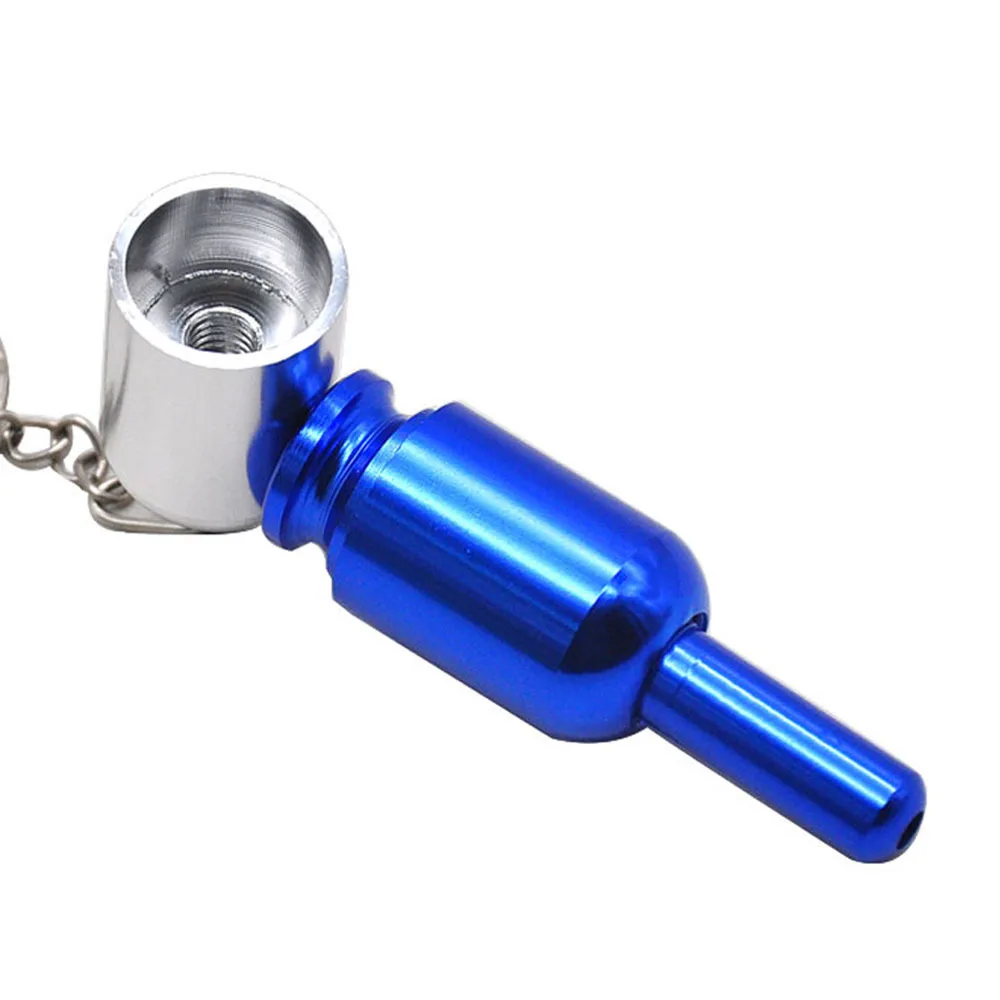 Smoking Pipe Quality Metal Pipe Gift Tobacco Smoking Pipes Gift Mill Smoke Grinder Freestyle Key Chain Portable