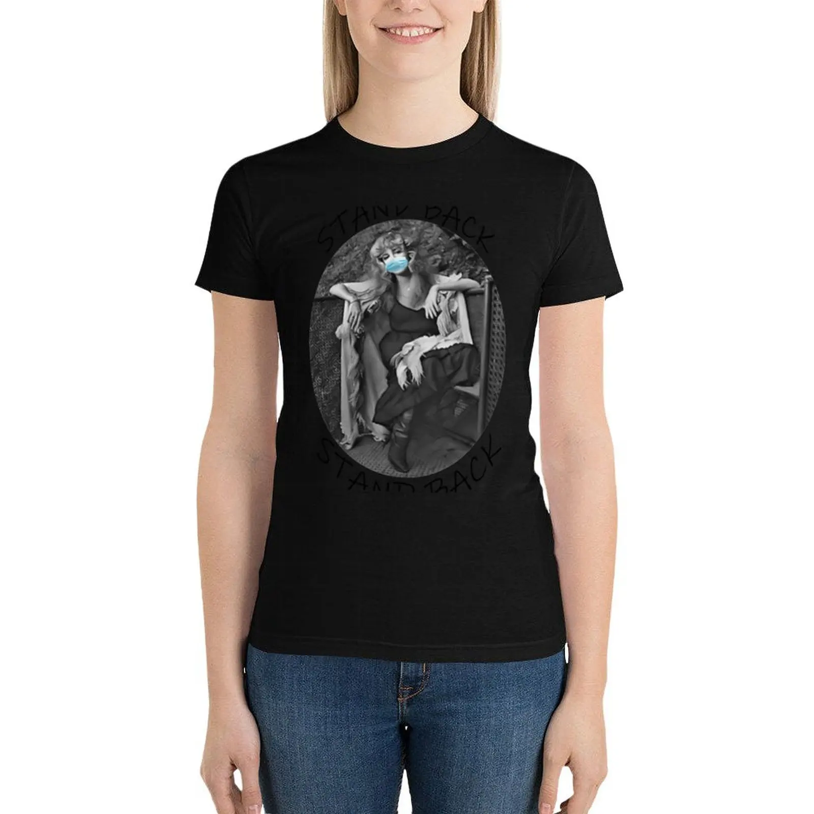 Stand Back Stevie Nicks T-Shirt Blouse plus size tops summer top animal print shirt for girls Women t-shirts
