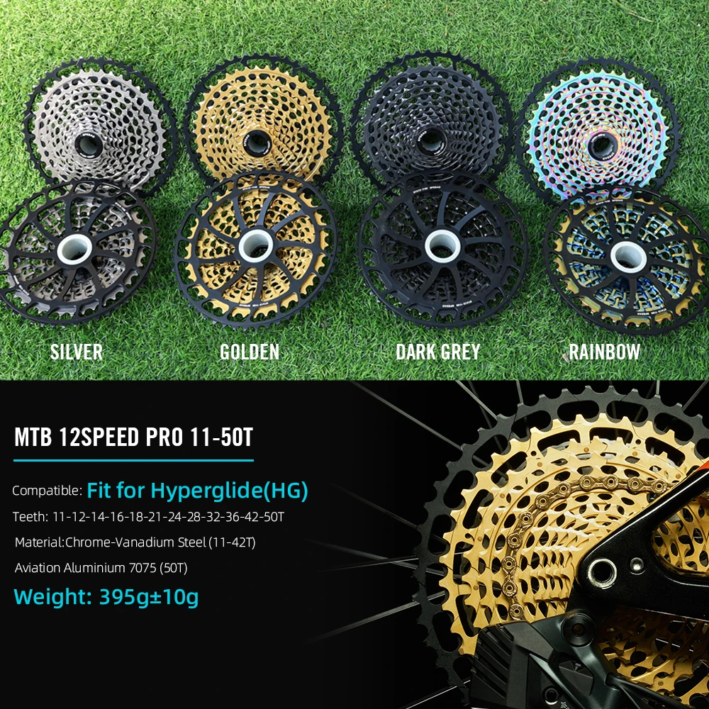 SPEDAO 12速MTBカセット 10-52T 10-50T 11-50T XD HG フリーホイール