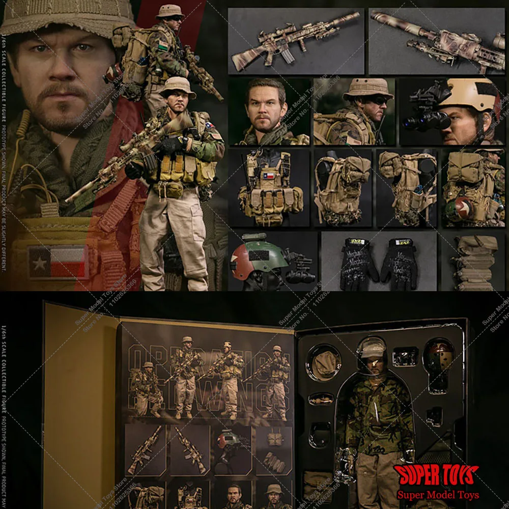 

Коллекционная экшн-фигурка DAMTOYS масштаб 78084, масштаб 1/6, управление, красные крылья, морские котики, SDV, команда 1, корпсман, мужской солдат, медведь, кукла