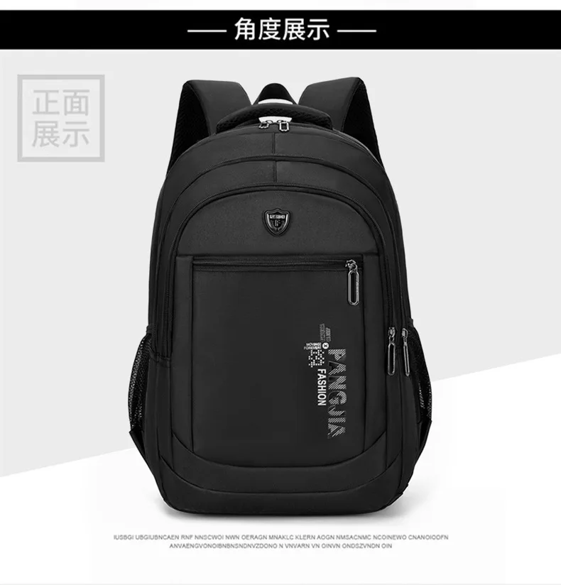 Mode Neue Oxford Tuch Rucksack herren Business Laptop Rucksack Outdoor Reisetasche Mittlere Und Hohe Doppel Schulter Taschen Im Angebot – Detail 13