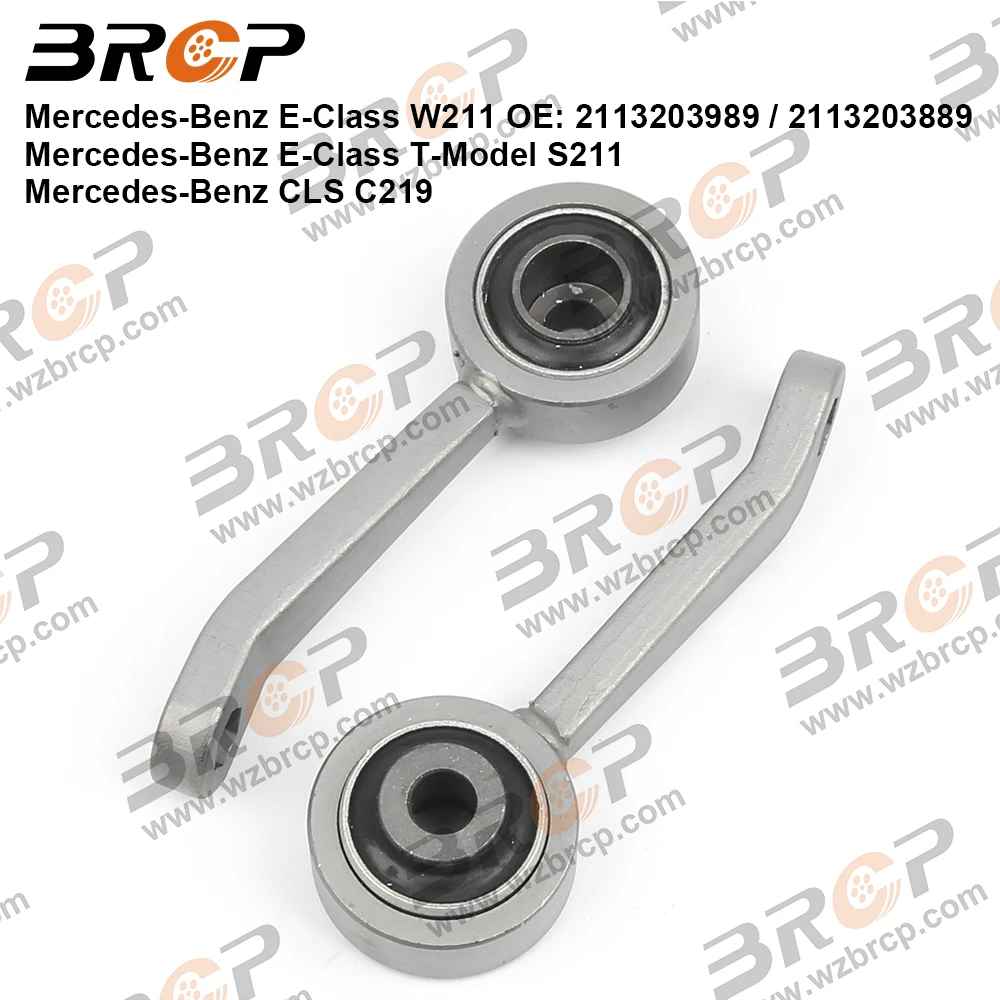 

BRCP Pair Front Axle Sway Bar End Stabilizer Link Ball Joint For Mercedes Benz E Class W211 S211 CLS C219 2113203989 2113203889