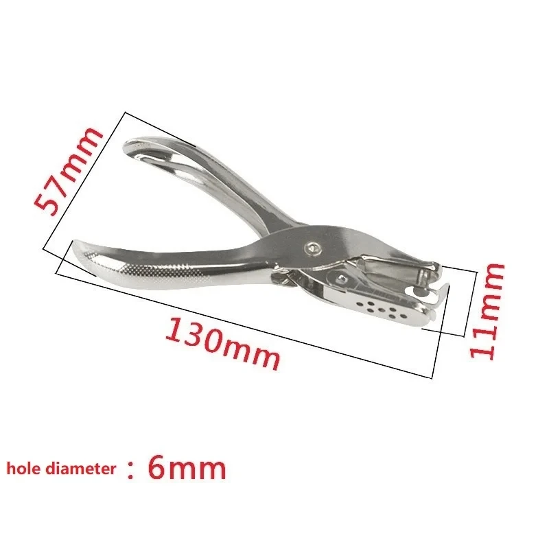 3/6MM DIY 원형 구멍 펀치, 단일 구멍 펀칭기, 루즈리프 북 문서 바인딩 펀칭 머신 DDK02