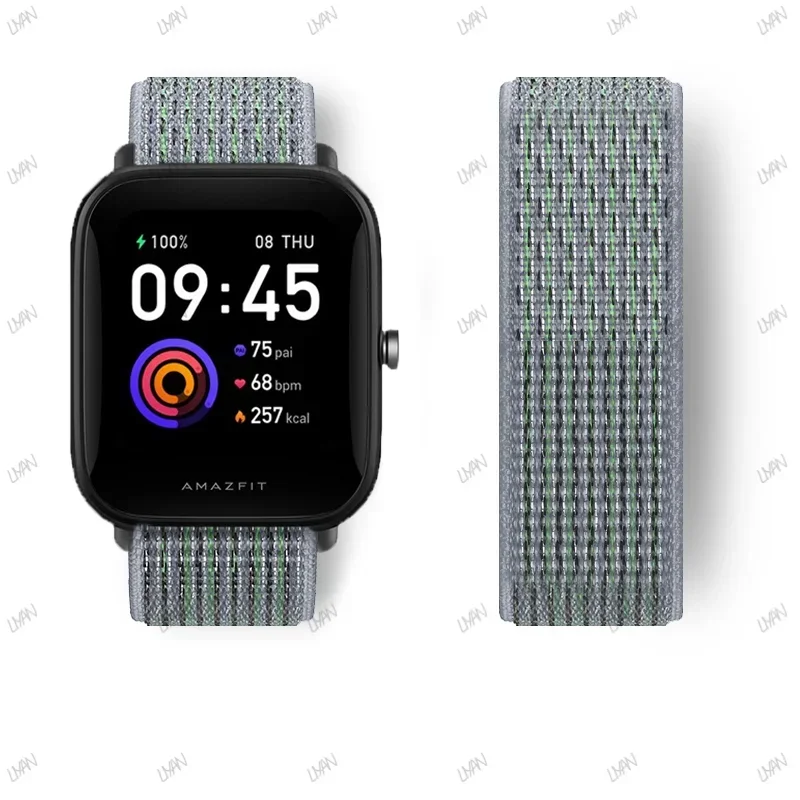 Nylon Loop Smartwatch Strap - Adjustable 20mm/22mm Premium Band
