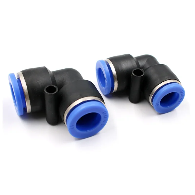 Pipe Fitting Water Pipe Fitting Hose Pipe Fitting 5/10pcs Air Pneumatic Tube Fitting OD 4mm 6mm 8mm 10mm 12mm 14mm 16mm T Y L I Tpye PV Plastic Quick Connector Push In Pipe Hose