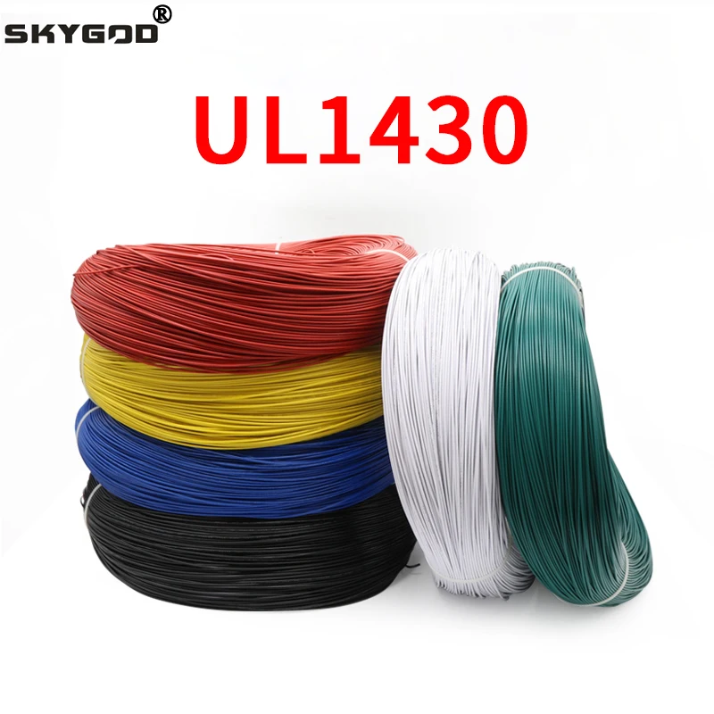 

5/10M UL1430 PVC Electrical Wire Cable Copper Tinned 30AWG ~14 AWG Electronic Wires Cable Wires LED Lamp Lighting Line DIY