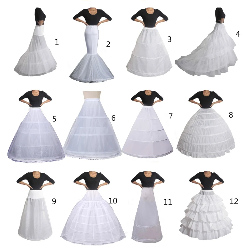 Flower Girl Underskirt Wedding Underskirt Vintage Underskirt Lolita Petticoat Wedding Petticoat Petticoat Underskirt Petticoat Skirt Petticoat Crinoline Slips Hoop Skirt Vintage Underskirt for Gown Dress