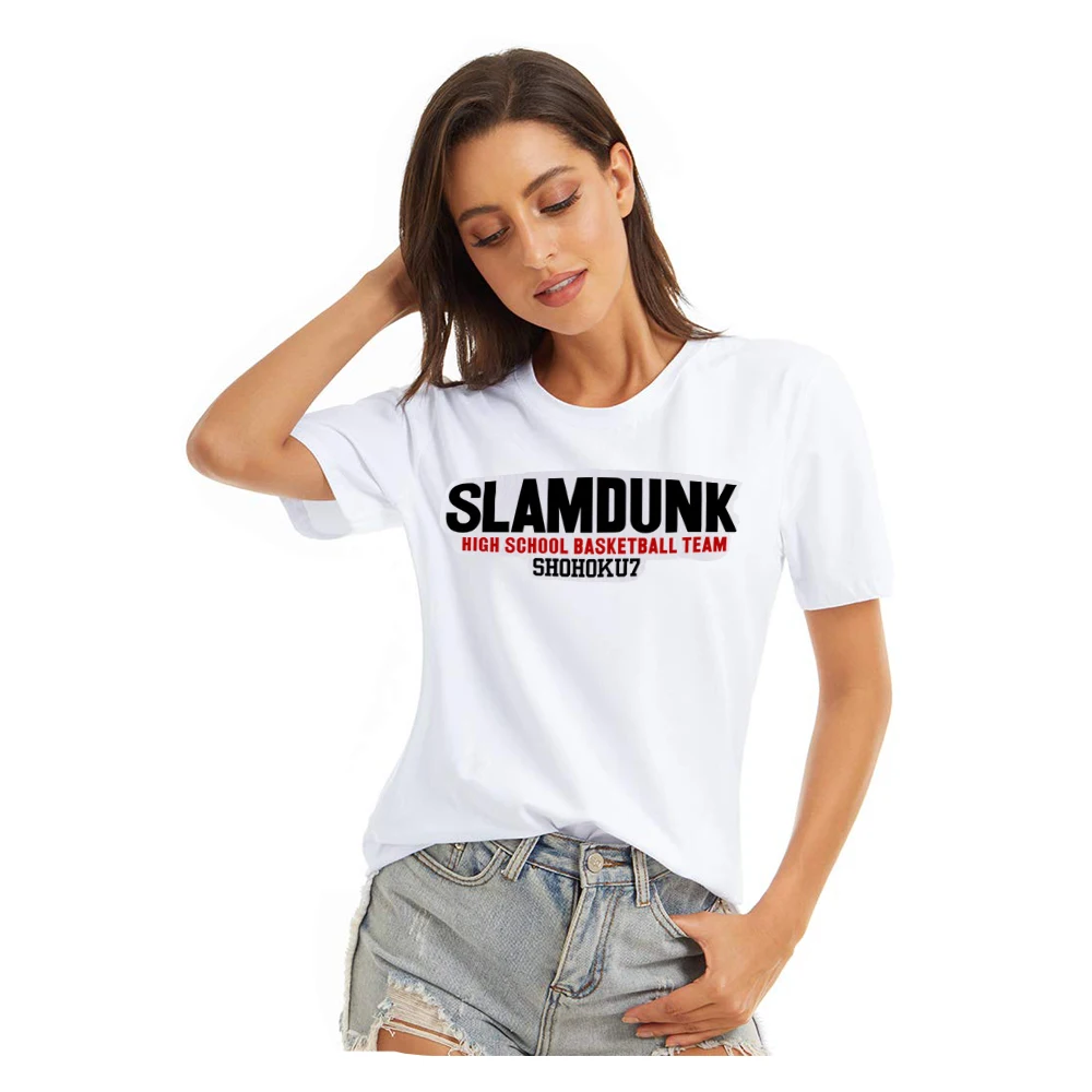 

Летняя футболка YRYTSummer Slam Dunk Master с мультяшным принтом, футболка с коротким рукавом, окружность мигаги риоды, Свободный Повседневный Топ с круглым вырезом