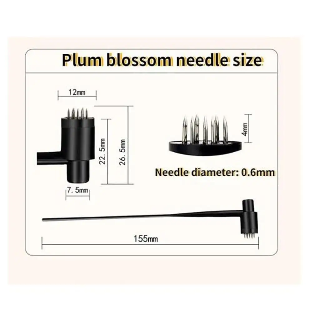for Home Use Plum Blossom Dermal Hammer Seven Star Needle Set 7 Star Needle Dermal Needle Bloodletting Needle for Beauty