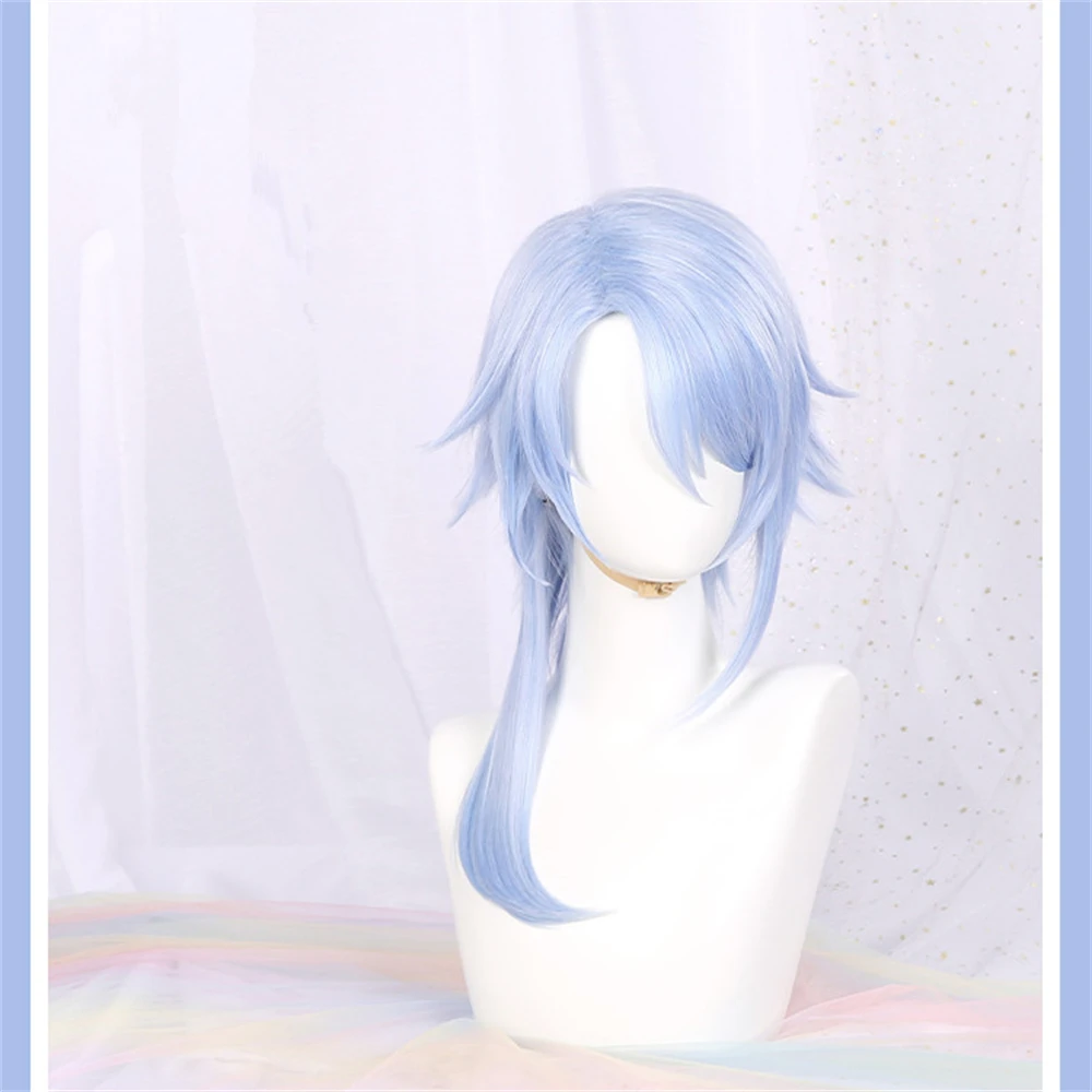 

Genshin Impact Cosplay Game Kamisato Ayato Cosplay Wig Christmas Cos Hair Wigs